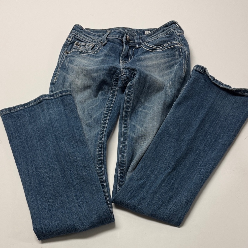 Miss Me Blue Boot Cut Jeans